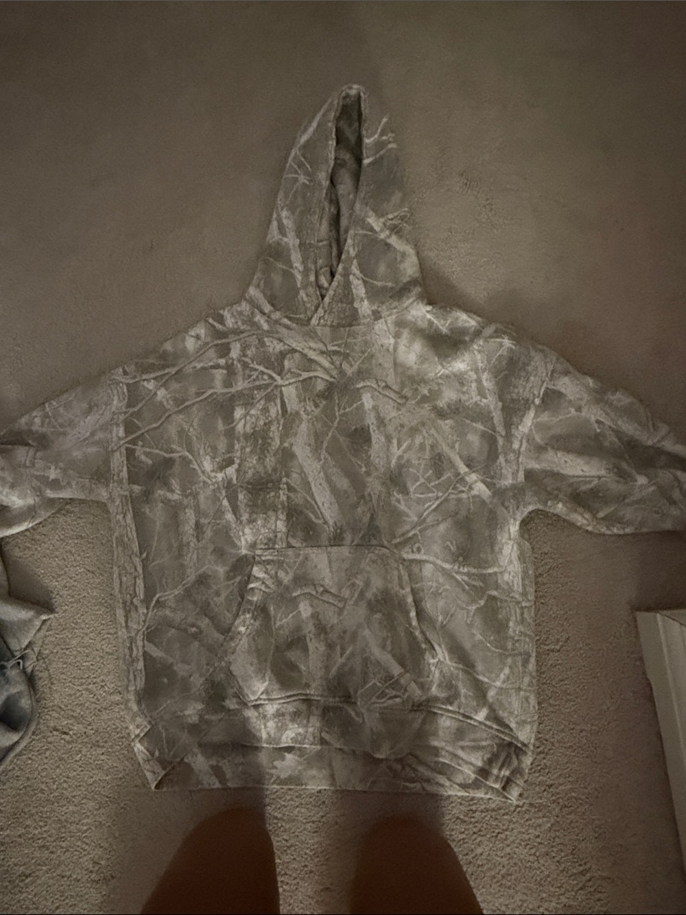 Abercrombie & Fitch Gray Camouflage Hoodie